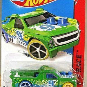 2012 Hot Wheels Green Fig Rig Mattel